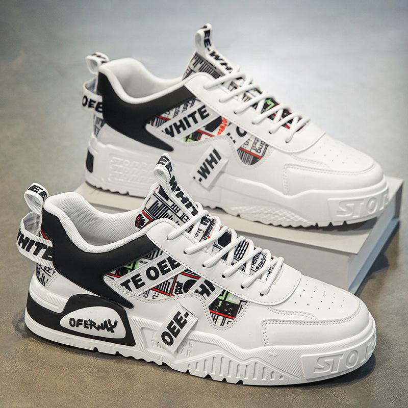 Men's shoes young and breathable niche trend versatile casual board shoes inner height-increasing sports tide shoes