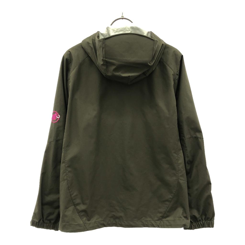 Mammut Bluza z haftem logo Kurtka nylonowa S khaki Podwójny zamek Outdoor Kobiety Używana