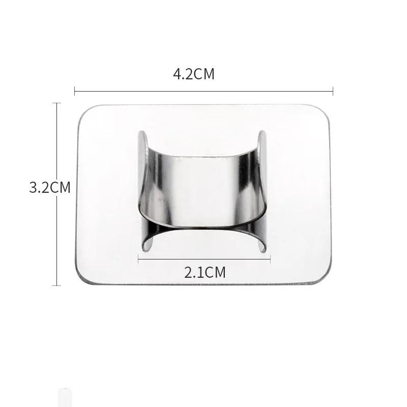 Hot  Nail Art Cosmetics Small Nail Art Palette Makeup Palette Stainless Steel Ring Mini Palette Small Square