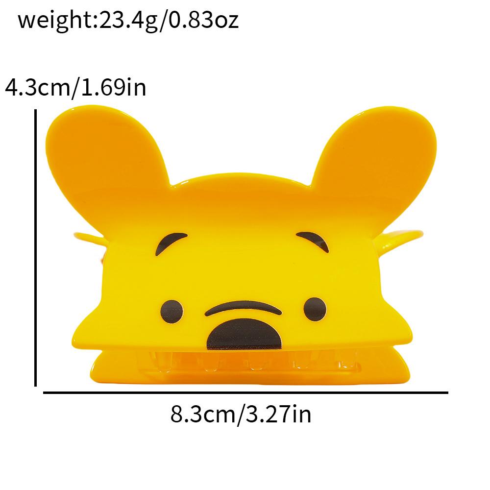 1pc/2pcs Disney Winnie the Pooh Series Hair Clips, Unique and Personalized Hair Accessories, Shark Clips, Cute Hair Decorations