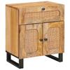 Stolik nocny Naturalny 50 x 33 x 60 cm Lite Drewno Mango