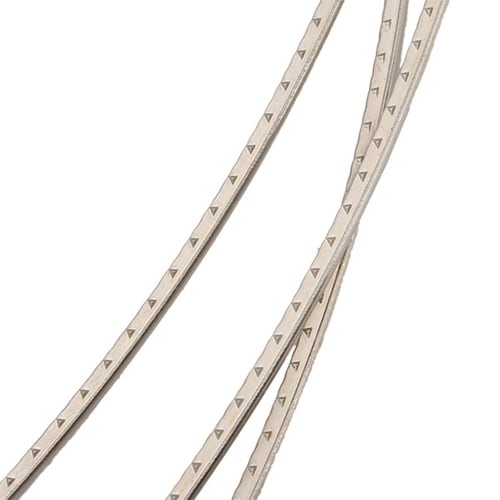 Yibuy 8FT Replacement Mandolin Banjo Fret Wire 1.6mm White Copper for Luthier Makers