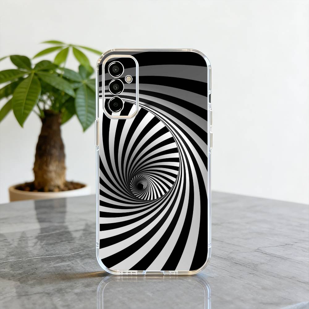 dizziness  Phone Case For SamsungA10,12,20,21S,30,31,40,50,51,52,70,71 Transparent Cover