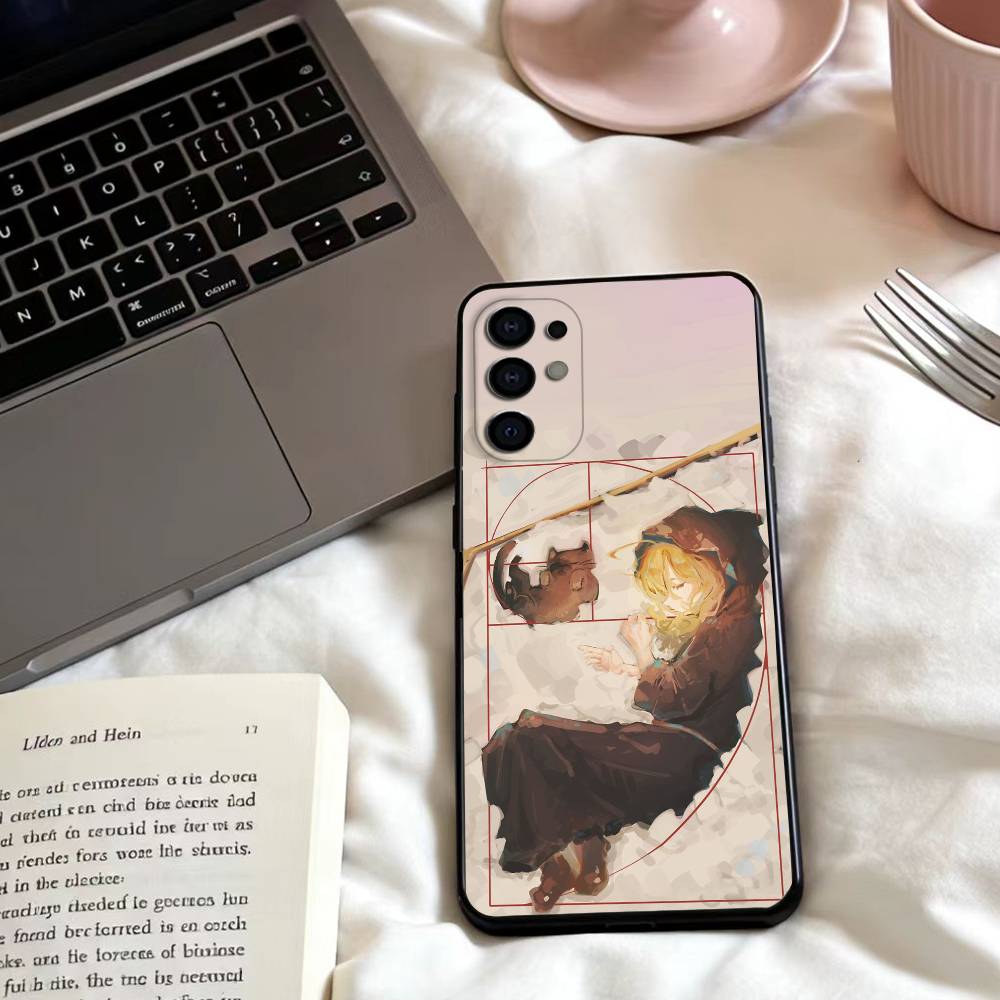 s-Silent Witch Monica Phone Case For Samsung S25,24,23,22,30,21,10,9,Ultra,Plus,Lite,FE,4,5 G Soft Black Case