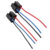 2 Pcs H4 HB2 9003 Headlight Wiring Harness Sockets 3 Pin Adapter Heat Resistant 12V