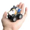 Oenux Mini Wild Tiger Wolf Pull Back Car Simulation Animals Model Shark T-Rex Dinosaur World Cute Vehicle Truck Kid Toy Gift