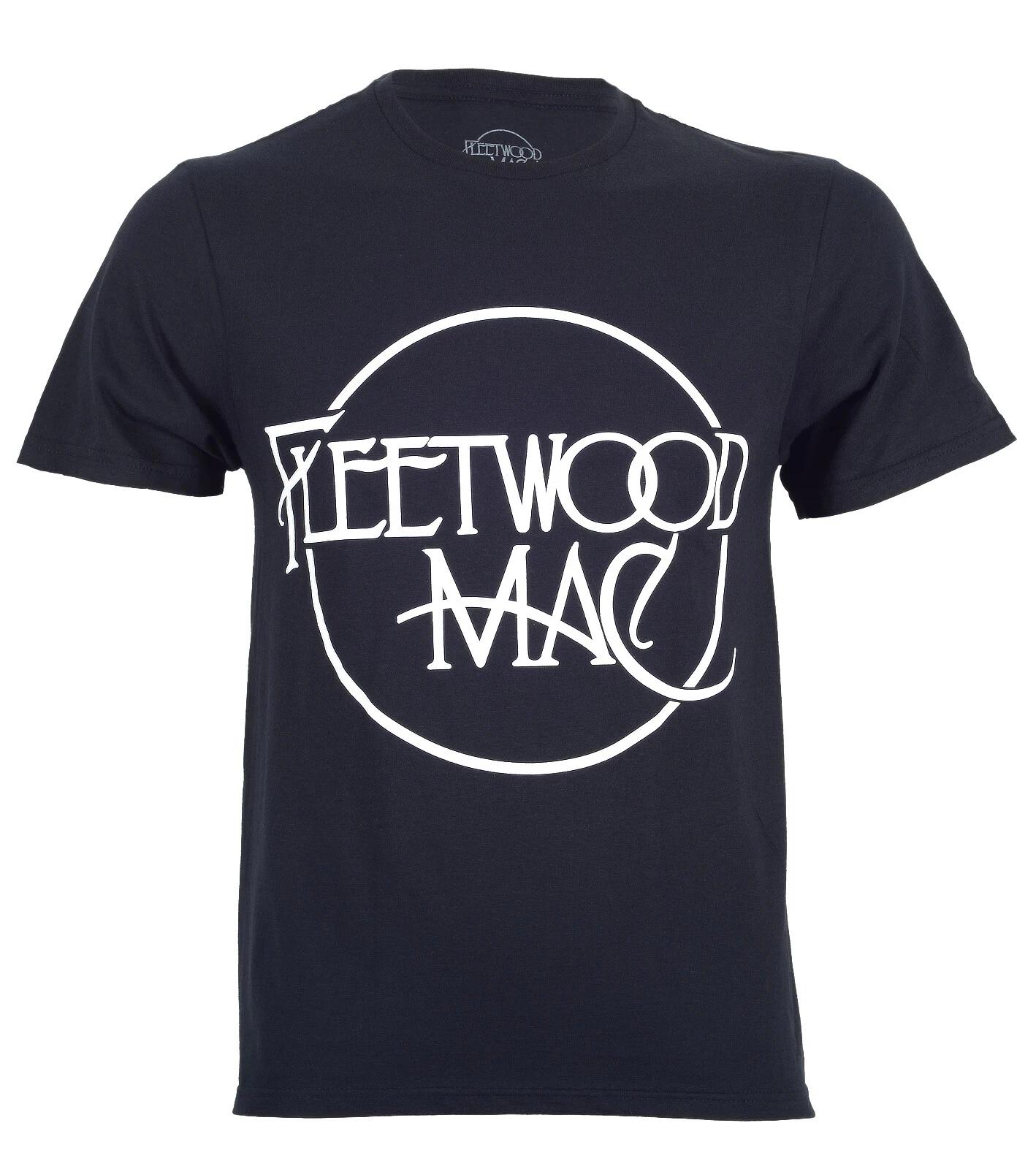 Official Fleetwood Mac T Shirt Classic Logo Black New S M L XL XXL XL