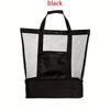 Dual Layer Mesh Sports Shoulder Bag Unisex Lightweight Travel Outdoor Makeup Toiletry Organizer Ideal Holiday Gift For Men Women