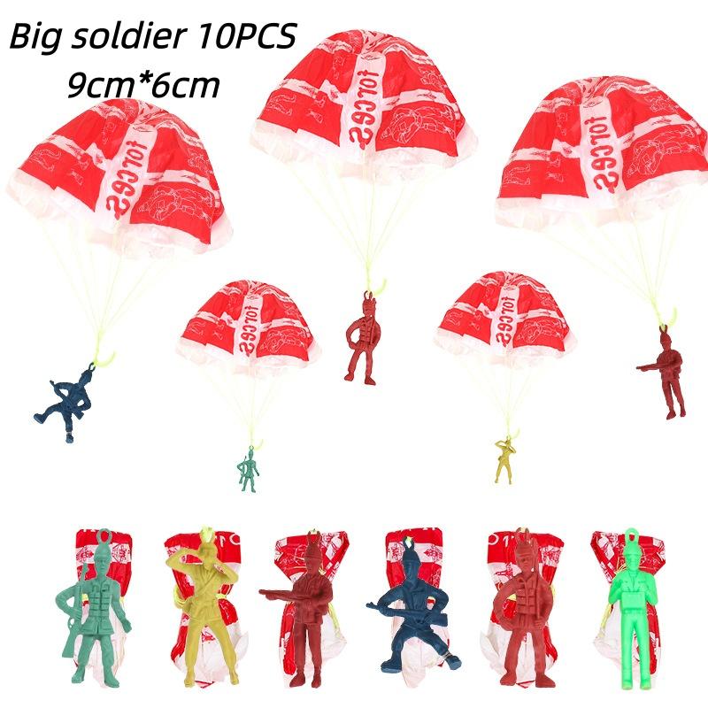 Hand Throwing Mini Soldier Parachute Toys For Kids Fun Play Outdoor Sports Game Children's Educational Gifts