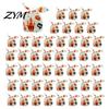 Decorative Candy Pouches for Dessert Shops 48 Pcs Halloween Bags, Kids Trick or Treat Goodie Cute Rabbit Convenient Drawstring Bags Sweets Ear