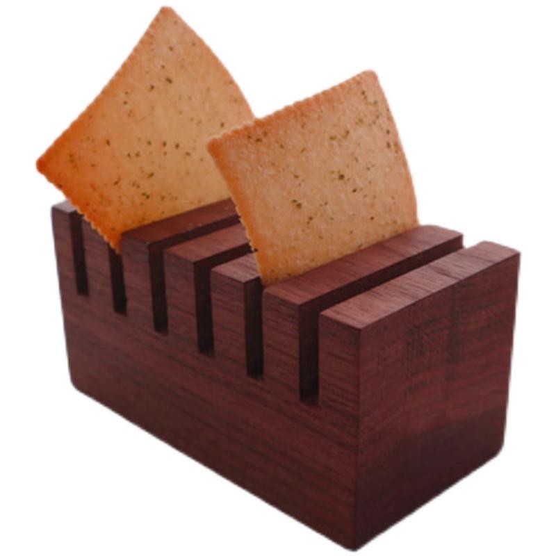 Creative Wooden Tableware Restaurant Rectangular Molecular Cuisine Appetizer Tableware Food Display Tableware Dinner Plate