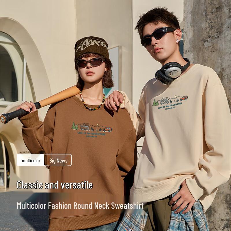 Baleno Men's S&K Series Crewneck Graphic Sweatshirt