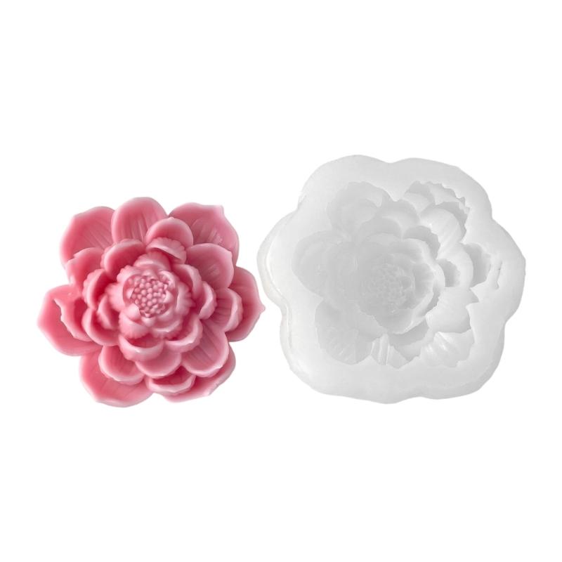 

Food Grade Silicone Florals Shaped Candle Making Mould For Home Decoration Craft