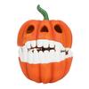 Pumpkin Storage Box Resin Decorative Candy Bowl with Hinged Lid Halloween Desktop Decor Box for Holding Snacks Candy Nuts