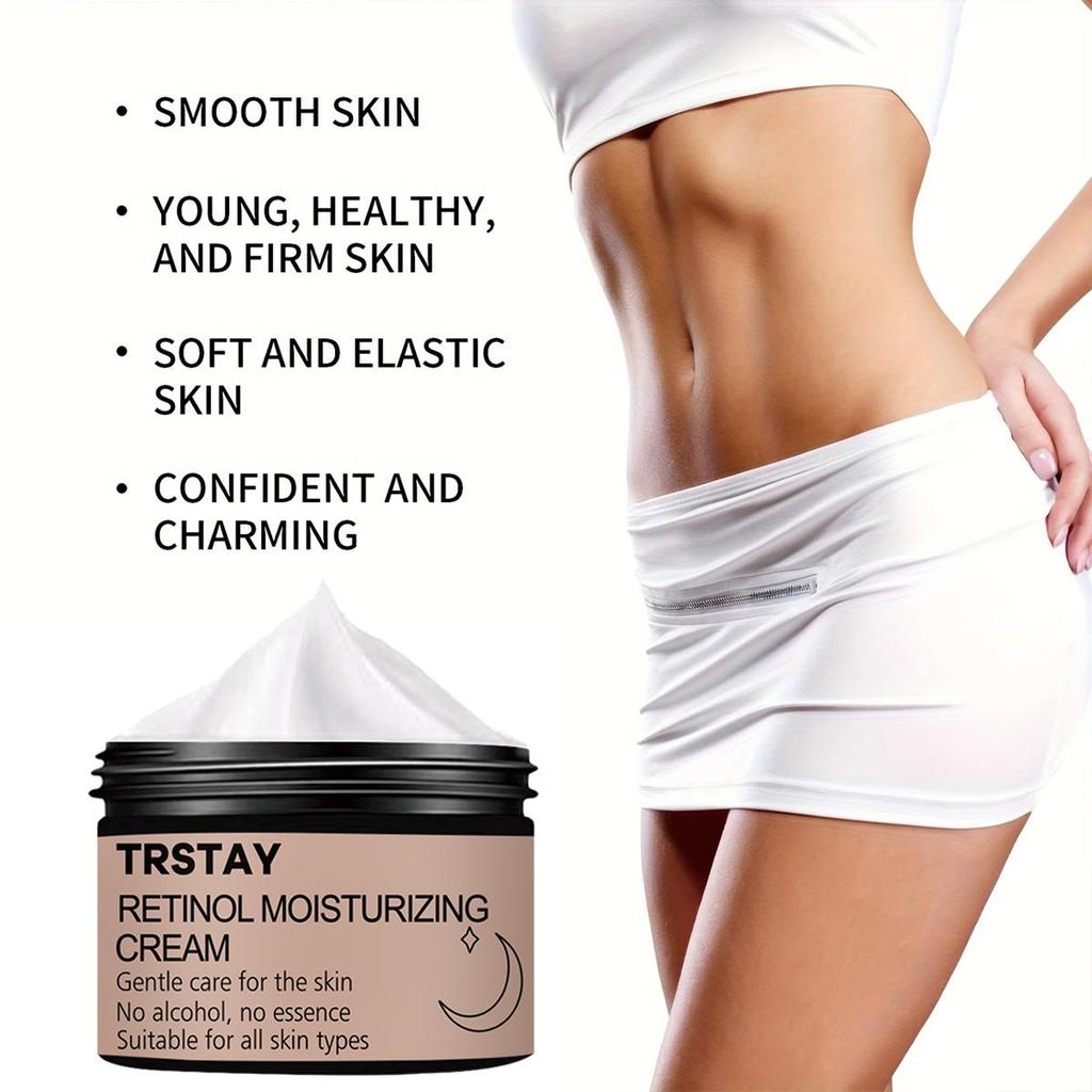 Revitaliserende nattkrem Retinol fuktighetsgivende, fuktighetsgivende, jevn hudtone, bleking og lysnende nattkrem