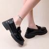 New Style Popular Brown Loafers Women Uniform Shoes Round Toe Women Retro Round Toe Lolita Shoes Plus Size 42 Zapatos Mujer