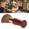 Ergonomic Wooden Handle Neck Duster Soft Nylon Hairs Hair Cut Neck Brush Neck Hair Duster  Salons