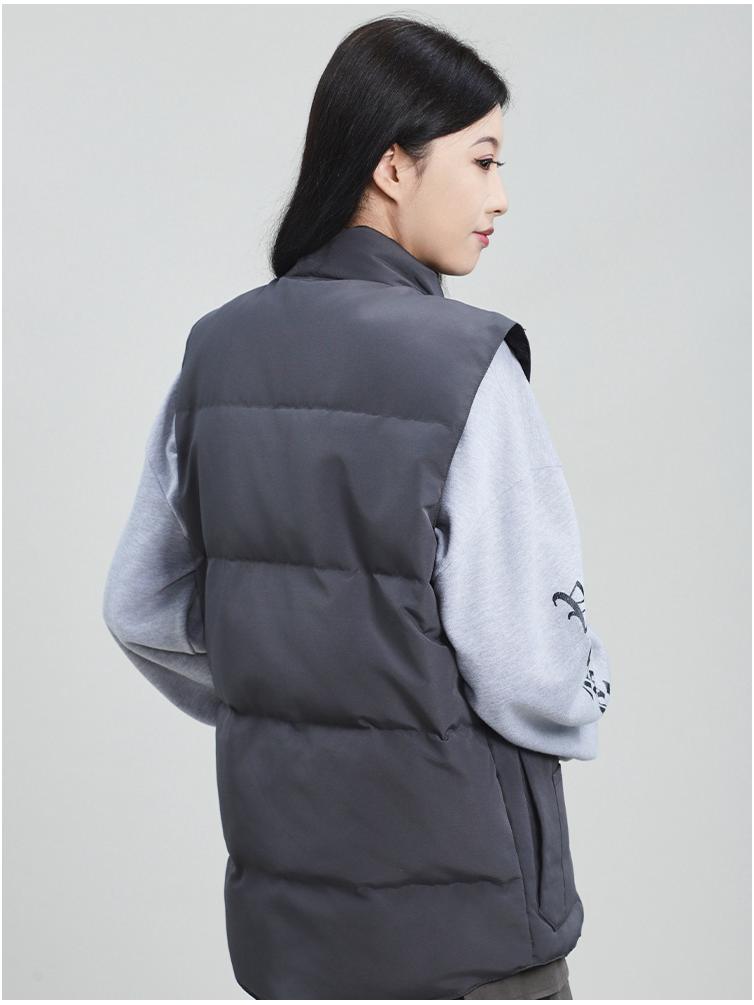 2025 Unisex Lockerer Schnitt Koreanischer Stil Herbst/Winter Daunen Arbeitsweste