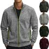 Men's  Standing Collar  American Style  Adding Fleece  Hoodie  Coat