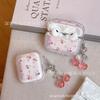 Spring Bow Floral Cherry Strawberry for AirPods Pro1 Bluetooth Protective Case 1 Generation 1 Generation Earphone Case