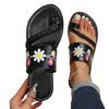 Summer Transparent Sandals Flower One-Bottom Women's Slippers