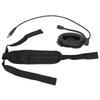 Headphones Motorcycle Helmet Unilateral Headset Military Standard Plug HeadphonesBlack