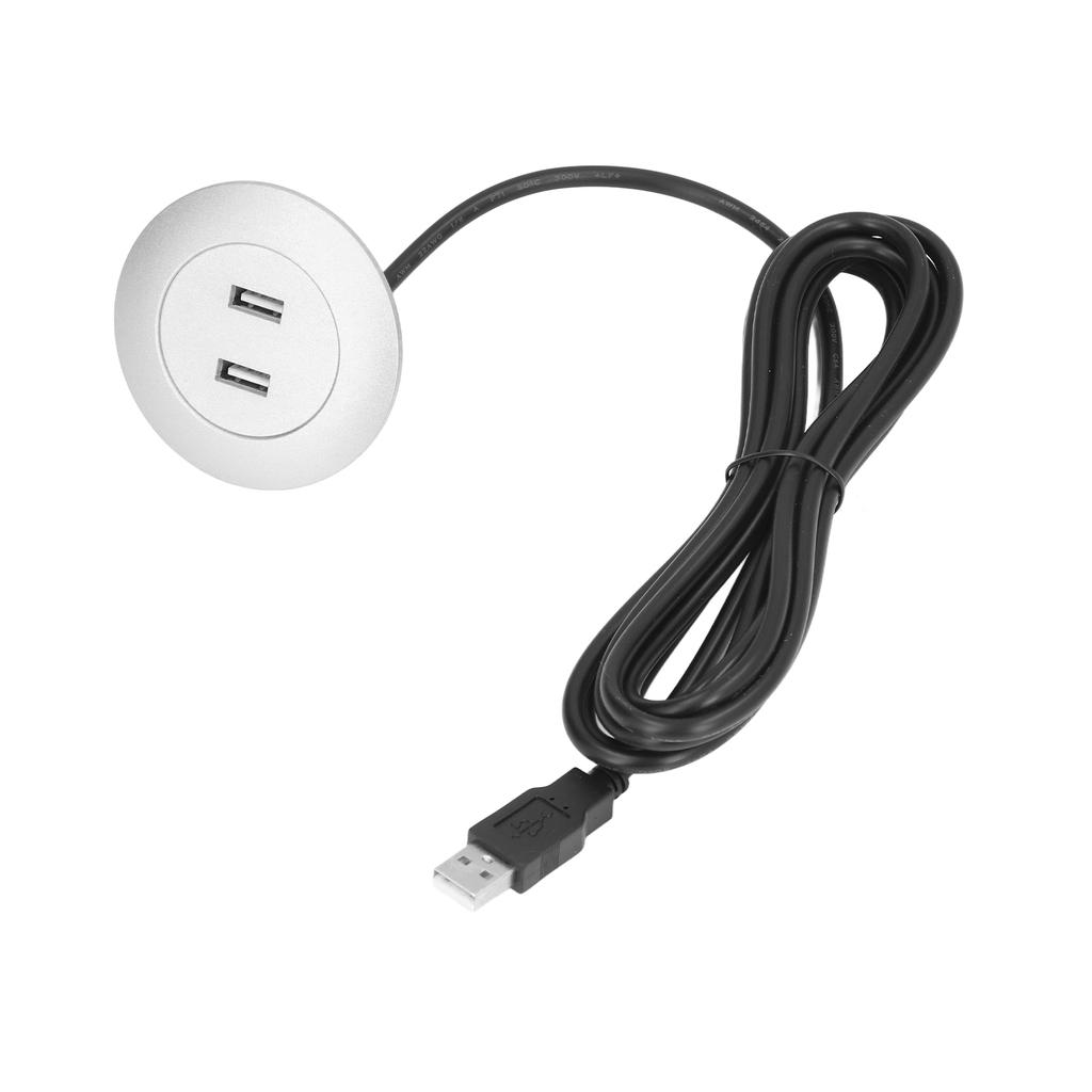 Pohovka USB nabíjecí zásuvka Instalace zapuštěnou montáží Dva USB nabíjecí porty Zásuvka pro domácí použití