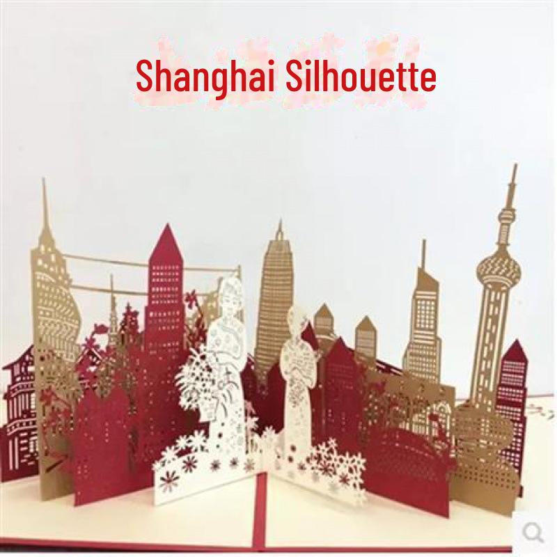 3D Tower Bridge Christmas & Birthday Greeting Card