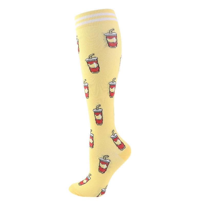 200+ Styles Compression Sports Socks for Men & Women: Breathable, Non-Slip Calf Socks for Fitness & Marathon, Individually Packaged