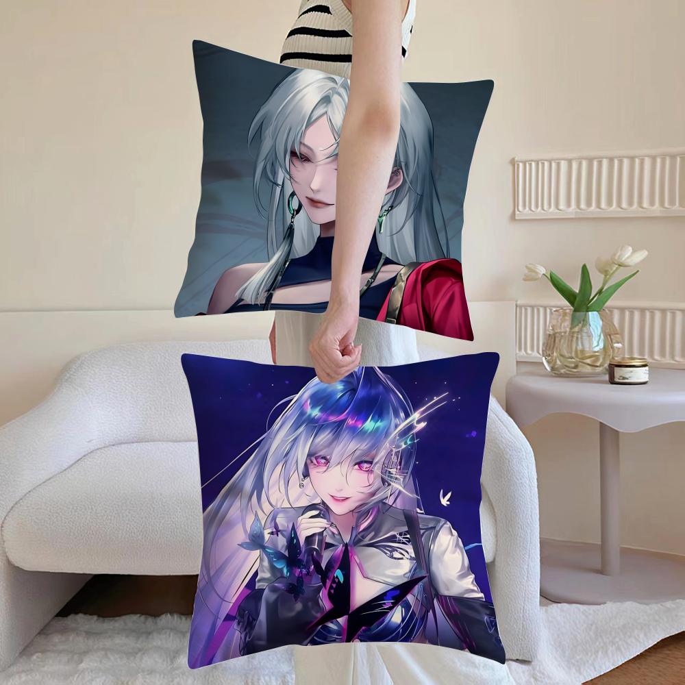 Game P-Path To Nowhere Cushion Cover Breathable Linen Pillowcase Summer Odorless Eco-Friendly Invisible Zipper Washable