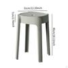 Round Stool Dining Table Dressing Stackable for Living Room Hotel