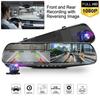 Cameră de bord tip oglindă 4,3 inch Opțiune lentilă unică sau dublă Înregistrare față-spate DVR Auto Viziune nocturnă Cameră de rezervă pentru marșarier