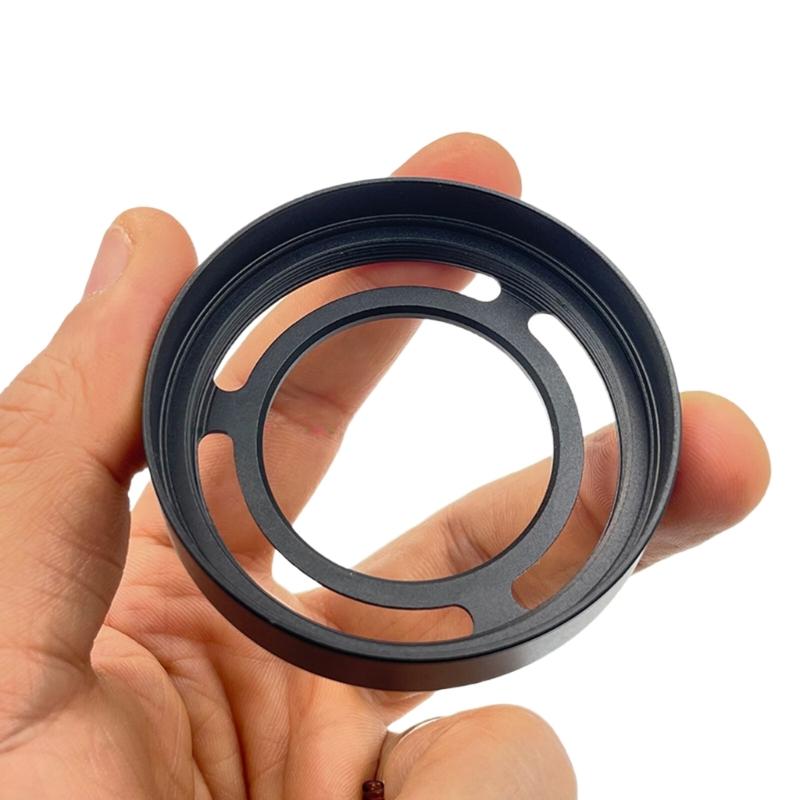 Metal Lens Hood Lens Shade with Filter Adapters Rings for X10 X20 X30 DSLR Cameras Photographers