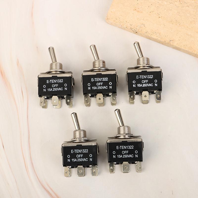 5Pcs Heavy Duty Car Boat Rocker Toggle Switch 15A 250V 2Pin Spst On/Off Rocker Switches With Waterproof Boot Spst Rocker Switch