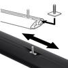 Carmate inno Roof Carrier Aero Base 1000mm Made in XB100BK Bar, (1 piece), Japan,