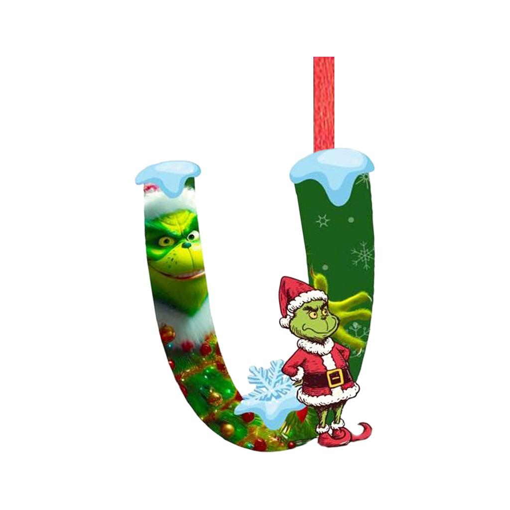 2D Christmas Decoration Pendant Christmas Tree Tag Theme Party Crafts Ornament