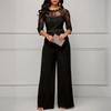 European and American Women's Sexy Lace Jumpsuit