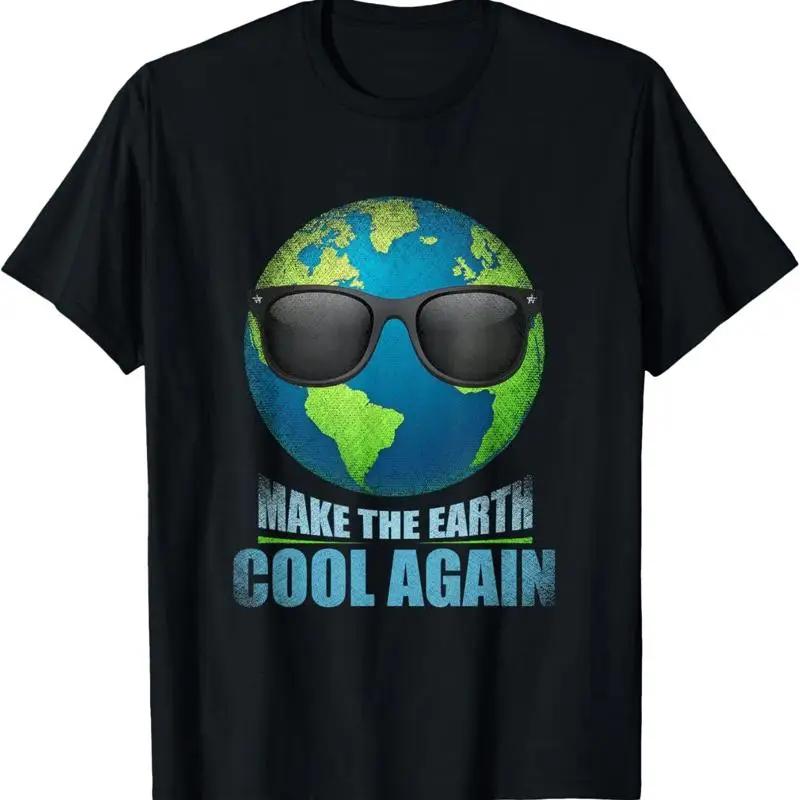 T-shirt avec changement climatique du jour de la terre, environnement naturel S