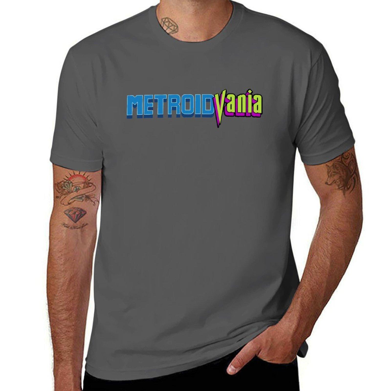 

MetroidVania T-Shirt anime tshirt t shirt man luxury funny t shirts dark humor T-Shirt 4XL