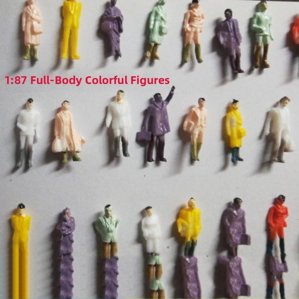 100PCS 1:75 1:87 1:100 1:150 1:200 1:300 Scale Figures Assorted Poses Action Figures Fairy Garden