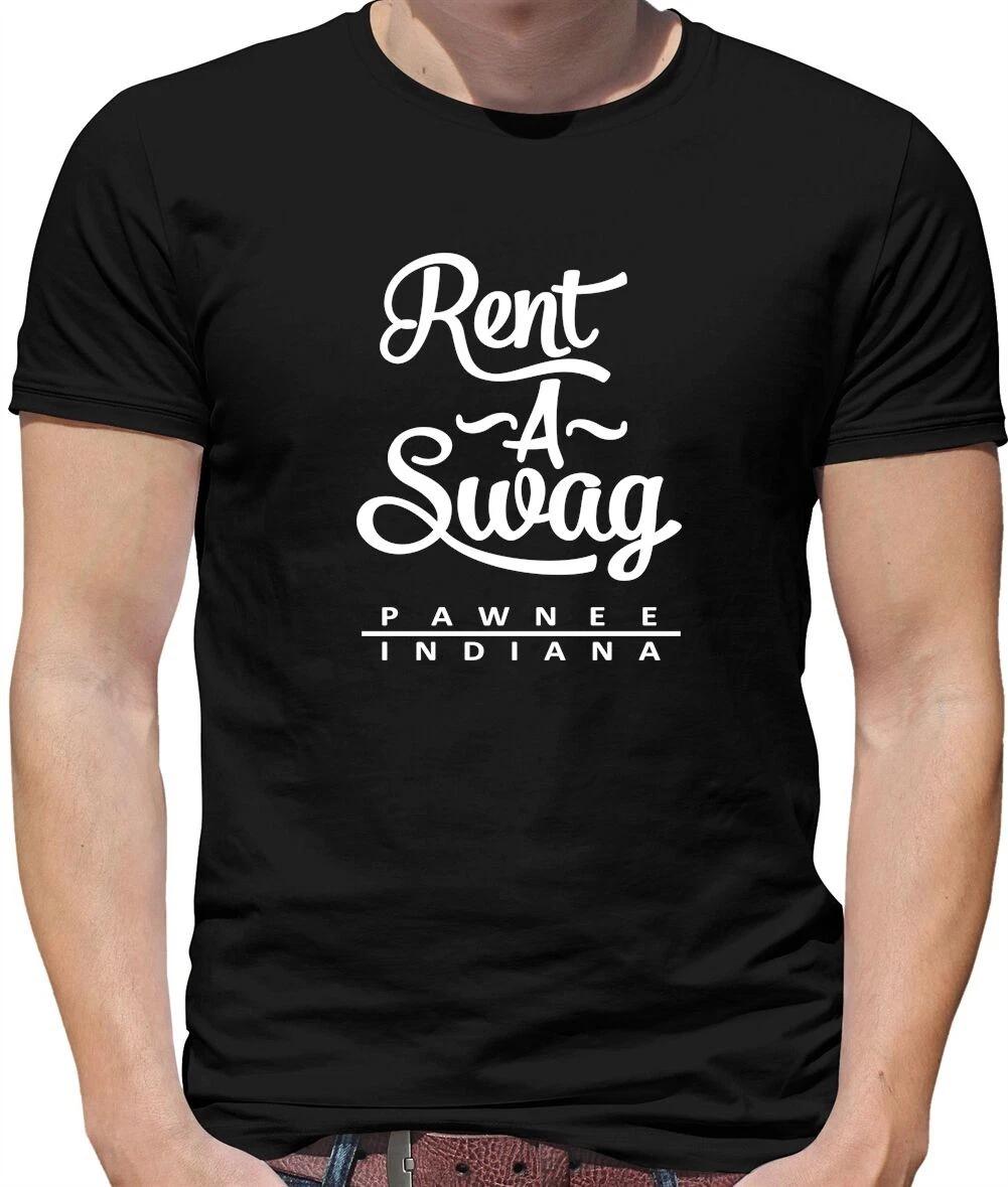 Rent A Swag Pawnee Indiana Mens T-Shirt - Parks and Recreation - parks and Rec M