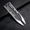 Car Side Fender Knife Stickers Emblem Badge Decals Trim Styling Logo For F2 Sline Q2 Q3 Q5 Q7 A1 A3 A5 A7 RS5 Quattro C5 C6 C7