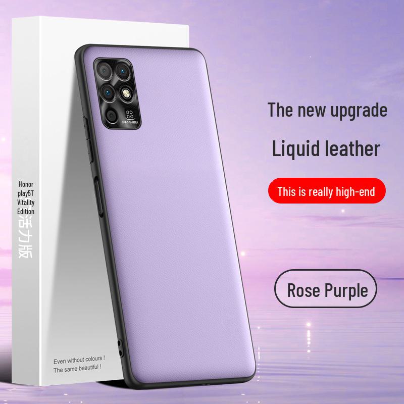 Skórzane etui ochronne zapobiegające upadkom dla Honor Play5T Vitality Edition