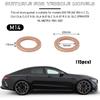 Povtii 15PCS Oil Drain Plug Gasket, 14mm Copper Oil Crush Washer Compatible with OEM PN Part 007603-014106, Car Accessories for Oil Drain Plug Washer