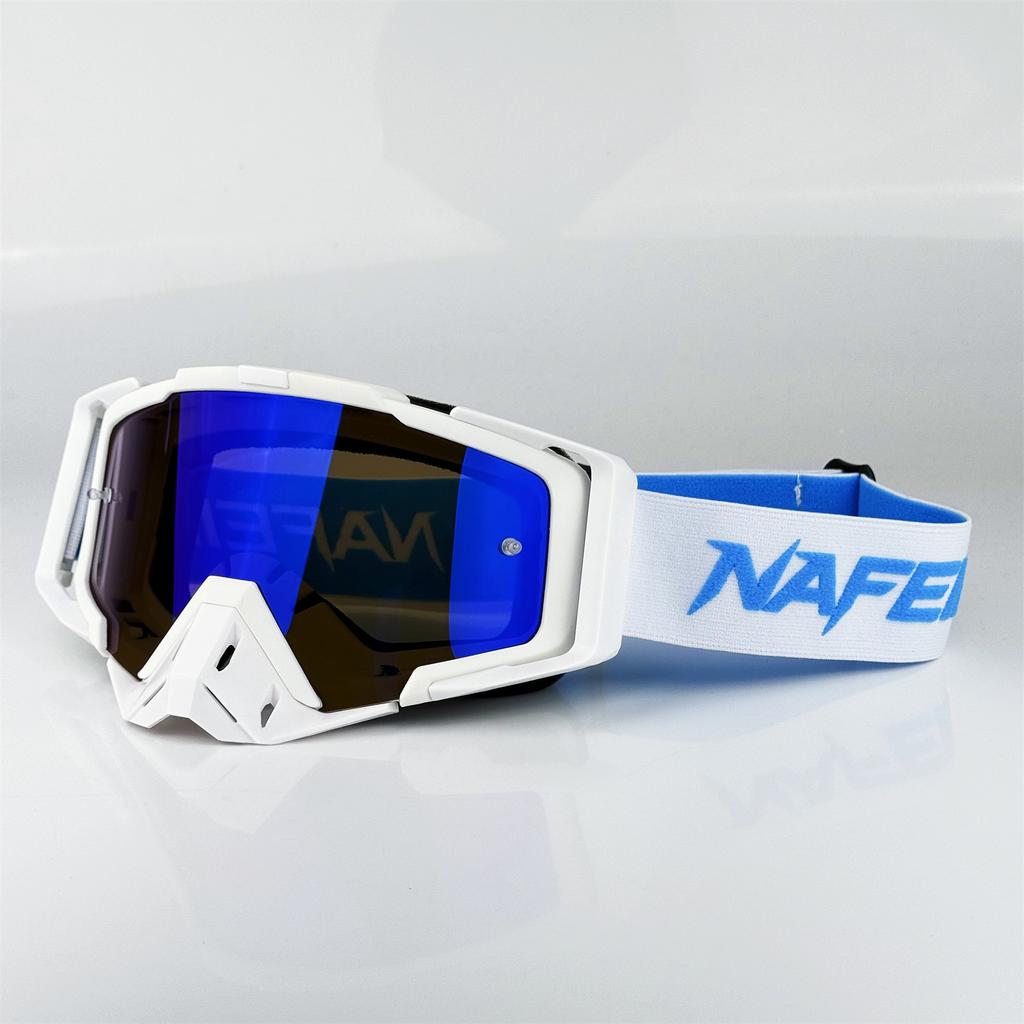 NAFEIB New Motorcycle Glasses Motocross Safety HD Lenses Goggles Dirt Bike ATV Ski mtb Goggles MOTO Outdoor Cycling Sunglasses