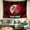 Custom Name SC Freiburg Printed Tapestry – Wall Hanging for Bedrooms, Dorms, and Home Decor