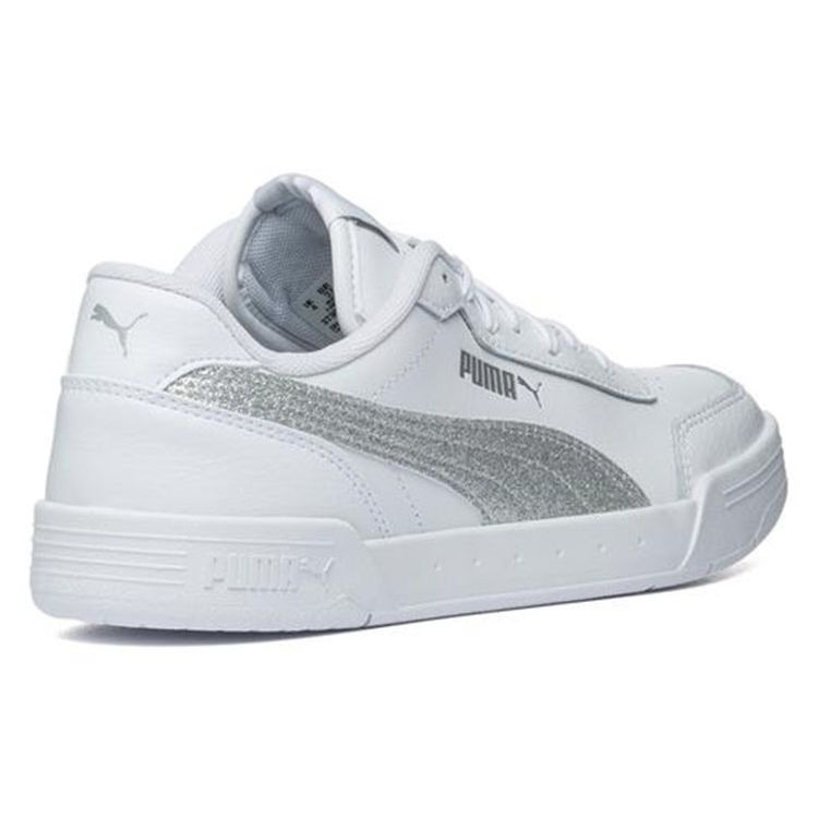 Puma Caracal Glitter Low-Top Kids Sneakers Kids Sneakers Silver 373075-02
