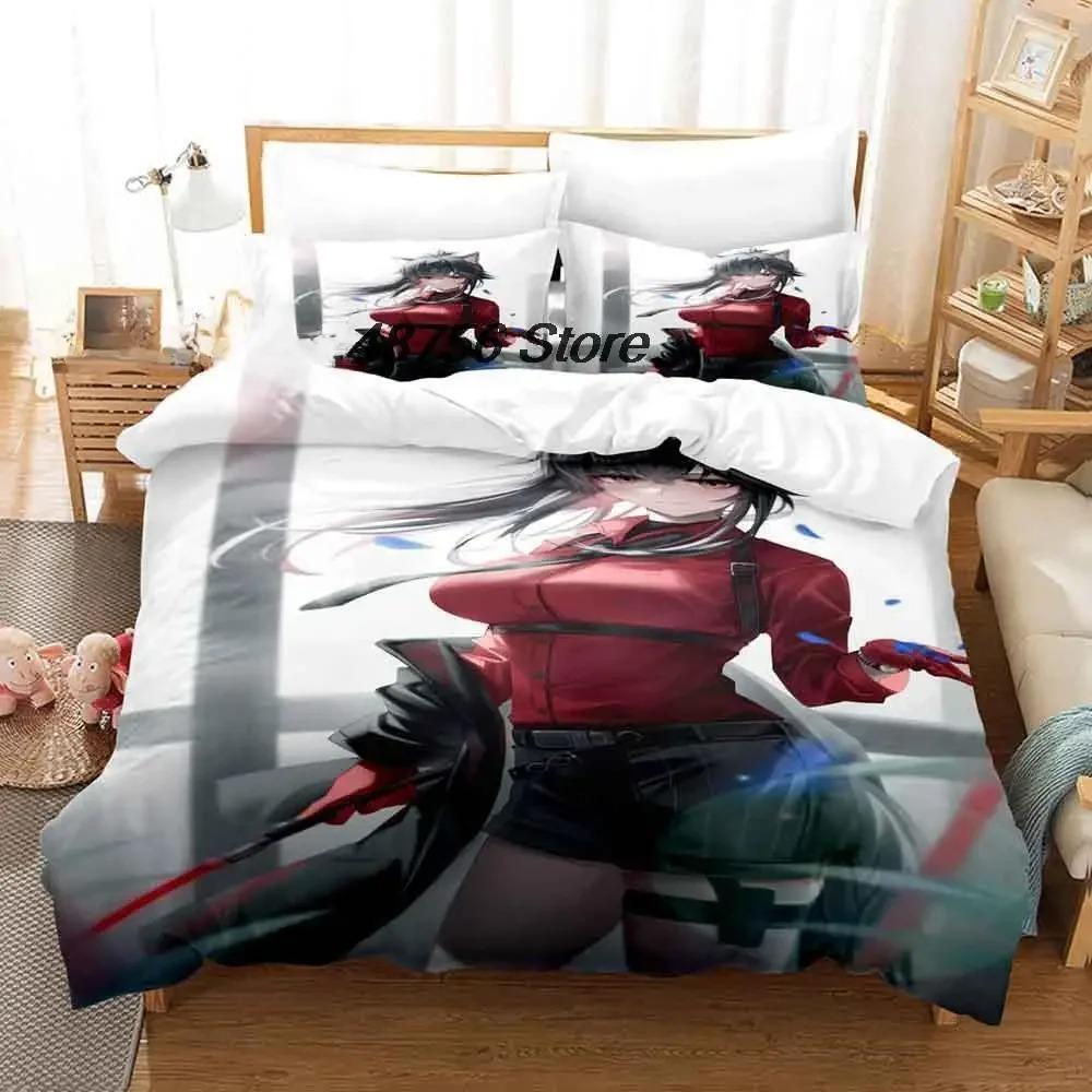 New Arknights Bedding Set Single Twin Full Queen King Size Bed Set Adult Kid Bedroom Duvet Cover Sets 3D Anime Bed Sheet Set