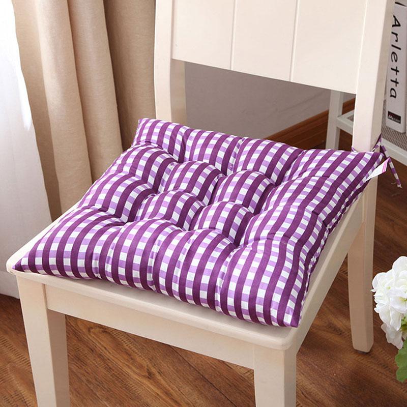 1Pc With Strap Office Supplies Cushion Winter 40x40CM Thicken Window Seat Cushion Warm Cotton Pad Student Fart Pad