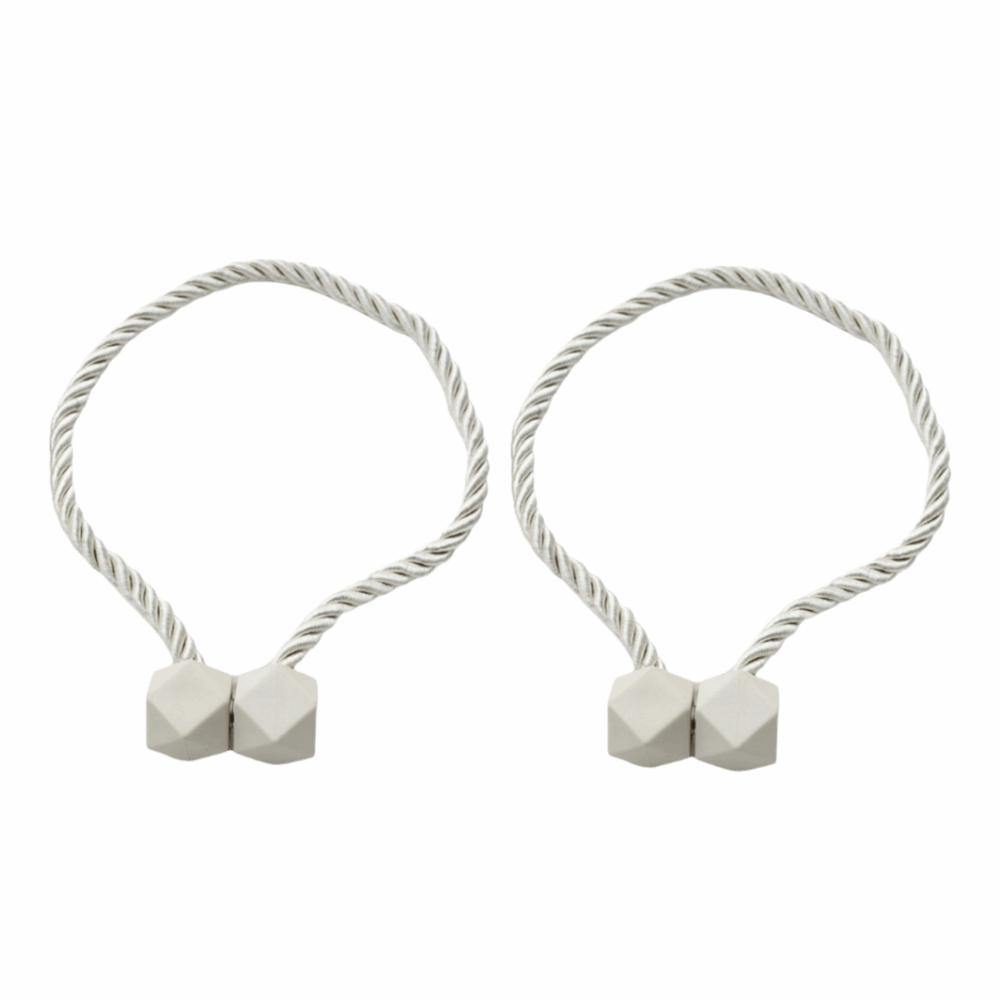 2Pcs INS Window Curtain Buckles Adjustable Magnetic Curtain Strap Curtain Holders  Home Decoration